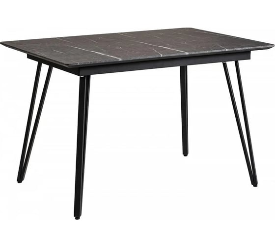 Стол R-Home Диего раскладной 120-160x80 мрамор графит 4104291h_мргр12 1
