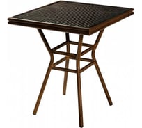 Стол R-Home Патонг Glass Rattan 70x70 870301