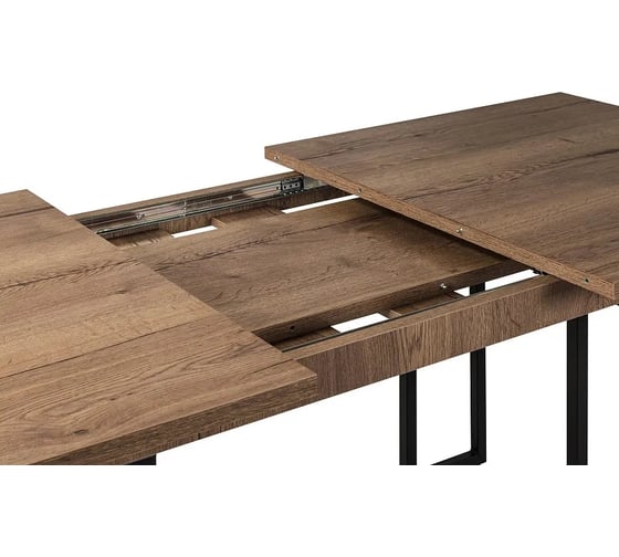 Раскладной обеденный стол R-Home Loft 120 Дуб табак 40036041h_Табак