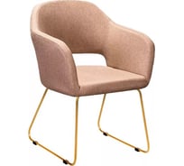 Полубарный стул R-Home Oscar Коричневый/Линк Золото 4101188h_КорЗолот_ПБ