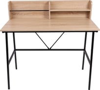 Письменный стол AKS Home CORAL, светлый дуб/черный металл, 1000х540х750(960) 80043