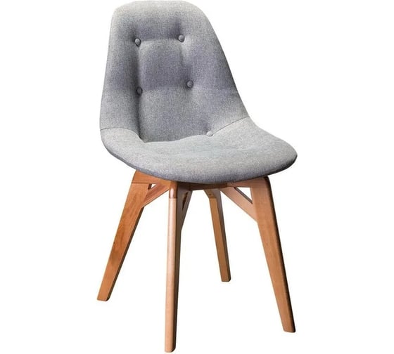 Стул R-Home Eames lite Грей/Натуральный Бук 8601903_ГрейНБук