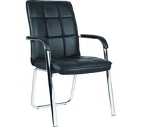 Стул AKS Home PICASSO, CHROME, ECO, черный 55104