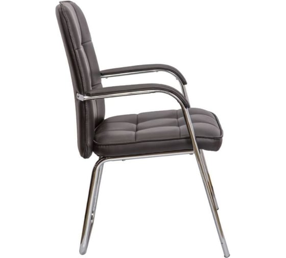 Стул AKS Home PICASSO, CHROME, ECO, черный 55104
