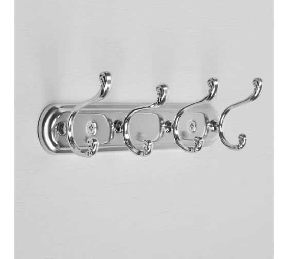 Вешалка ТУНДРА 4-х местная, KV404CP, цвет хром 3816888