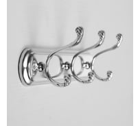 Вешалка ТУНДРА 3-х местная, KV403CP, цвет хром 3816884