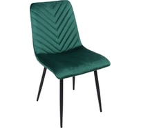 Стул AKS Home VIOLIN зеленый велюр/черный 79720