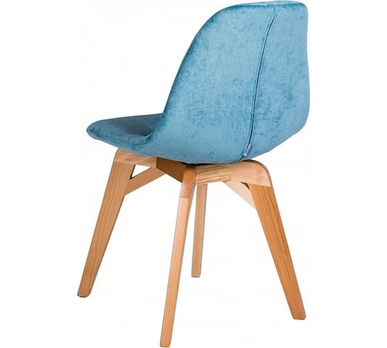 Стул R-Home EAMES Блю/Натуральный Бук 8601900h_БлюНБук