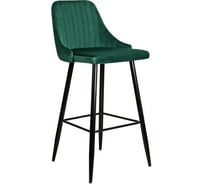 Стул AKS Home MEGAN-2 барный, зеленый велюр HLR56/черный 62508