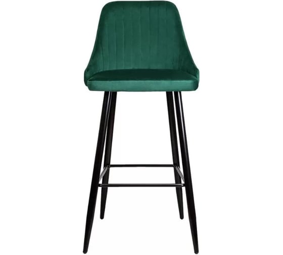 Стул AKS Home MEGAN-2 барный, зеленый велюр HLR56/черный 62508