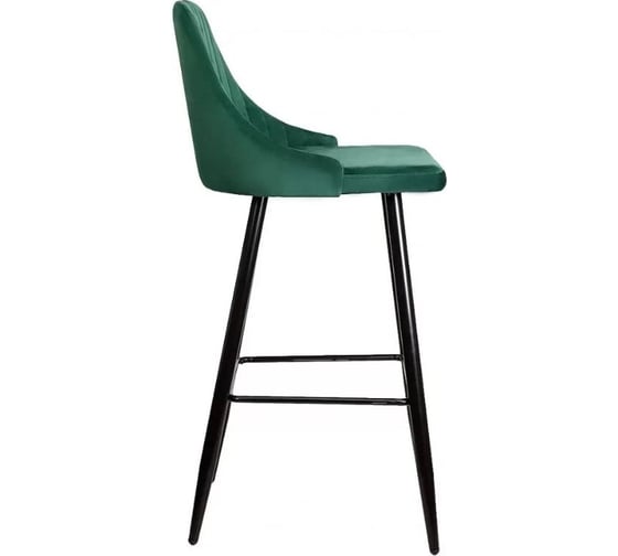 Стул AKS Home MEGAN-2 барный, зеленый велюр HLR56/черный 62508