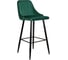 Стул AKS Home MEGAN-2 барный, зеленый велюр HLR56/черный 62508 1