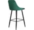 Стул AKS Home MEGAN-2 барный, зеленый велюр HLR56/черный 62508 3