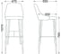 Стул AKS Home MEGAN-2 барный, зеленый велюр HLR56/черный 62508 5