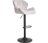 Барный стул AKS Home BERLIN (серый велюр/черный) 62686
