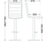 Барный стул AKS Home CAPRI (белый) 61694 5