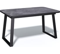 Стол KENNER AZ1200, черный/керамика мрамор черный 324880