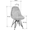 Стул R-Home Eames Блю/CR 8601901h_БлюCR 2