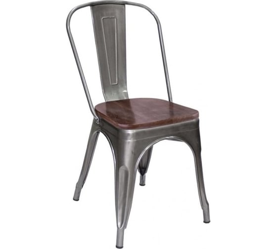 Стул R-Home Tolix Wood Серый Antique 920105hW
