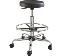 Табурет Пять Лучей Тета 2 L кожзам, хромированное пятилучие + высокий газлифт/опорное кольцо ТКЧ-21/хп+вг+ок