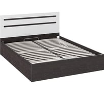 Кровать ТриЯ Фьюжн ТД-260.01.04 с подъемным механизмом, белый глянец, венге линум 98641