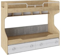 Кровать ТриЯ Мегаполис ТД-315.11.01 2х ярусная, бунратти/белый с рисунком 136697