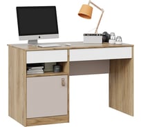 Письменный стол ТриЯ Марвин ТД-345.15.02 с ящиками, глиняный серый/белый/яблоня беллуно 208294