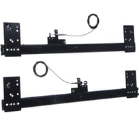 Комплект направляющих для поворотных дверей ТУНДРА L=600 мм, H=35 мм 9113716