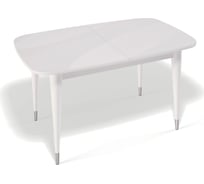 Стол KENNER K1250 белый/стекло белое сатин 326418