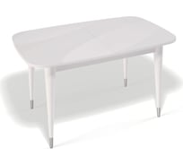 Стол KENNER K1250 белый/стекло белое глянец 326419