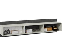 навесная полка ТриЯ Оксфорд-2 ТД-399.12.21 матера/дуб крафт белый с рисунком 241318