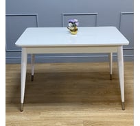 Стол KENNER K1100 белый/стекло белое глянец 325055
