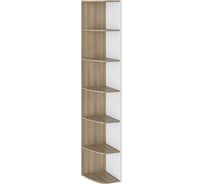 Угловой стеллаж ТриЯ Оксфорд ТД-139.07.24 Ривьера/Белый 117696