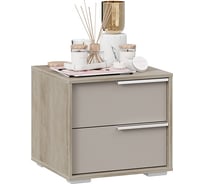 Прикроватная тумба ТриЯ Эмбер ТД 348.03.01 Баттл Рок/Серый глянец 198997