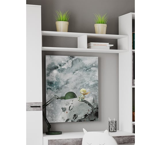 Антресоль DOMA MODUL 02-PL1000, белая 1028138