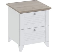 Тумба ТриЯ Ривьера ТД 241.03.01 дуб бонифацио/белый 94161