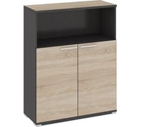 Тумба ТриЯ Успех-2 ПМ-184.14 с 2-мя дверями, венге цаво, дуб сонома 34370