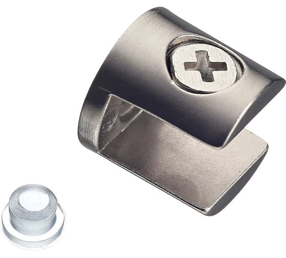 Полкодержатель для стеклянных полок GTV 10 мм, инокс MC-J65-10-05 1