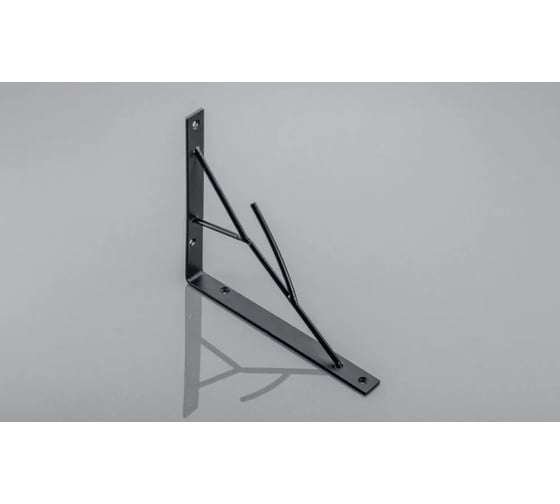 Полкодержатель GTV 170x200 мм, черный матовый PP-TREE-20M 1