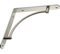 Полкодержатель GTV стальной, 220x220 мм, инокс WB-073025-06