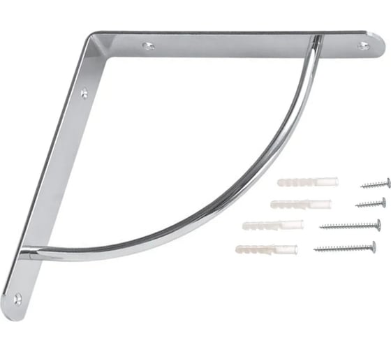 Полкодержатель GTV стальной, 220x220 мм, хром PP-LUK-00-01