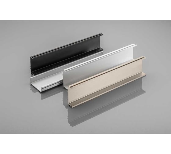 Горизонтальный профиль с подсветкой GTV VELLO тип C, алюминий, 4.1 м PA-VELLO-C4M-05
