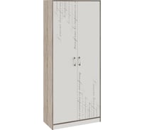 Шкаф для одежды ТриЯ Брауни ТД-313.07.22 Фон бежевый с рисунком/Дуб Сонома трюфель 127001