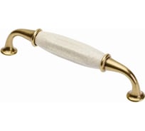 Ручка GTV ALATRI длина 128 мм, старое золото+битое стекло UZ-ALATR-128-04