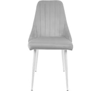 Стул M-GROUP МИЛАН, серый, белые ножки 13020155