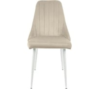 Стул M-GROUP МИЛАН, бежевый, белые ножки 13020152