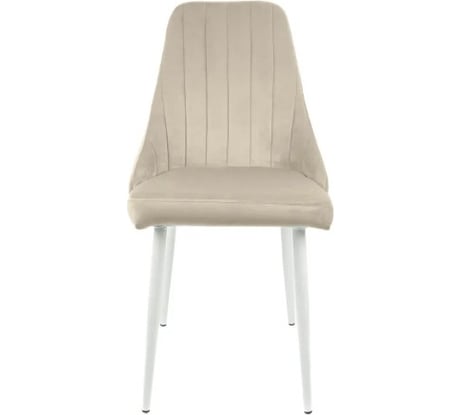 Стул M-GROUP МИЛАН, бежевый, белые ножки 13020152