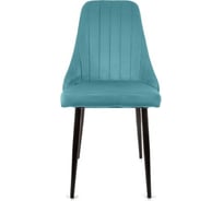 Стул M-GROUP МИЛАН, аквамарин, чёрные ножки 13020451