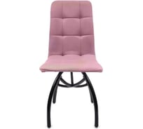 Стул M-GROUP ЛЕОН шарики, пудровый, чёрные ножки 13030454