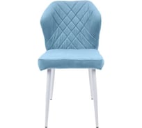 Стул M-GROUP НИЦЦА, голубой, белые ножки 13010153